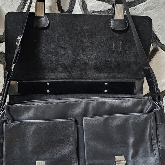 inTEMPO" Italian leather briefcase - Picture 9 of 16